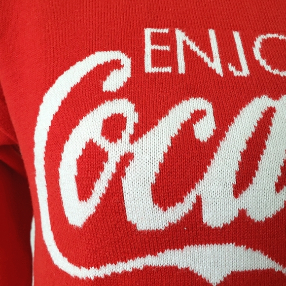 Coca Cola Sweater Red S - Picture 6 of 8